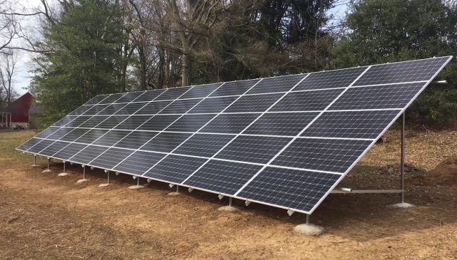 17 kW Ground Mount Installation