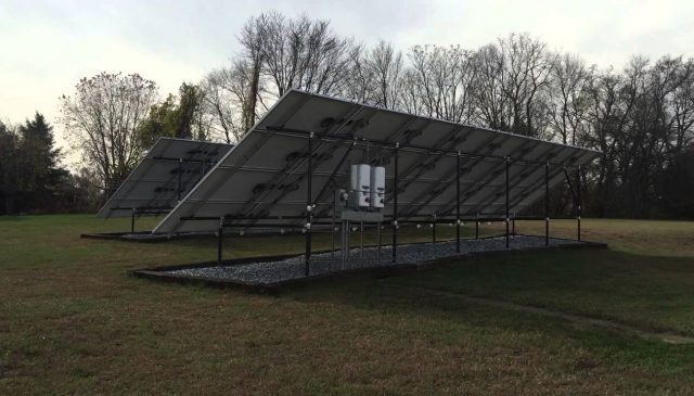 18 kW ground mount solar array