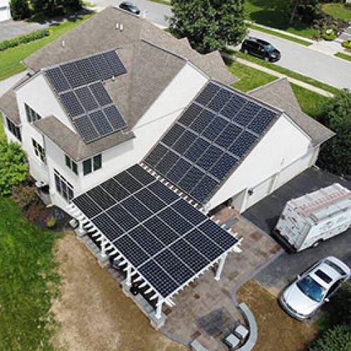 House Install by solar energy installer in Pa