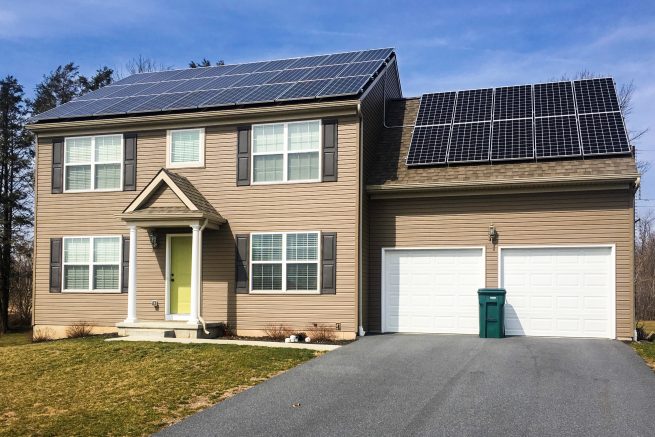 A residential solar energy system has a great impact on the environment.