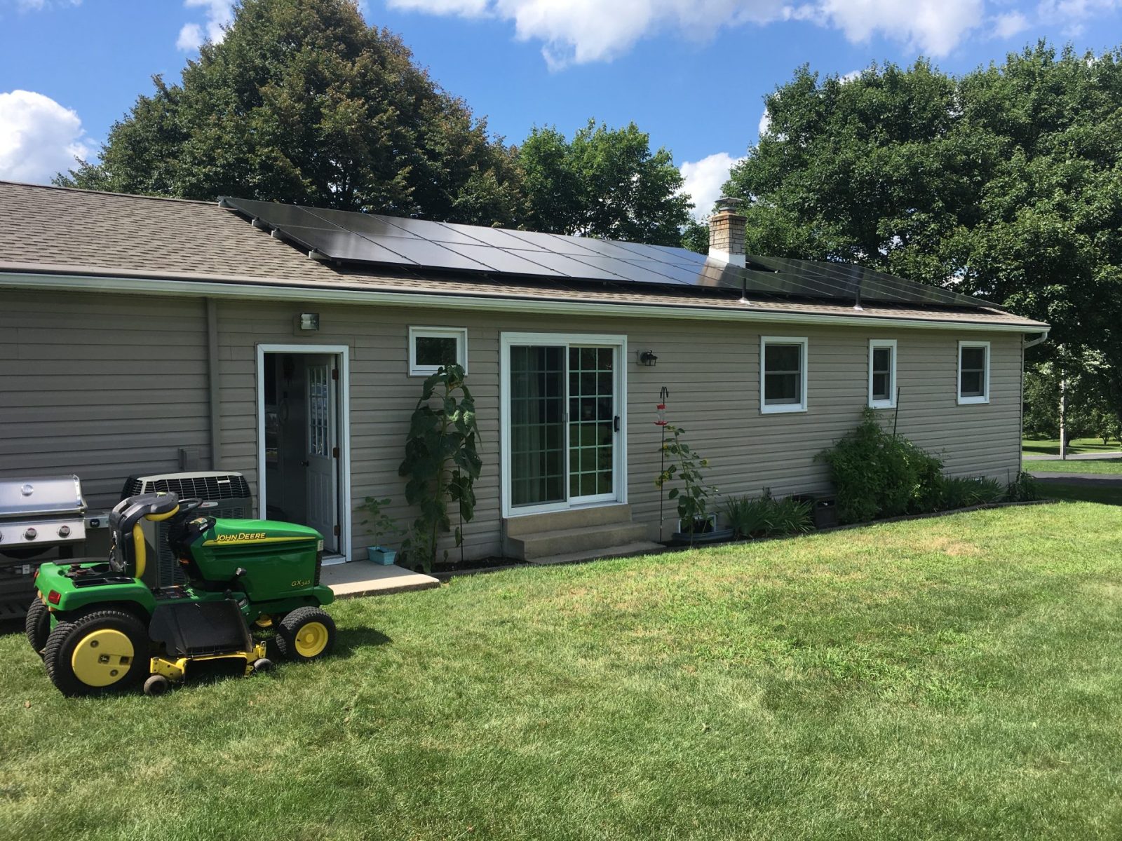 solar energy powered home in pa